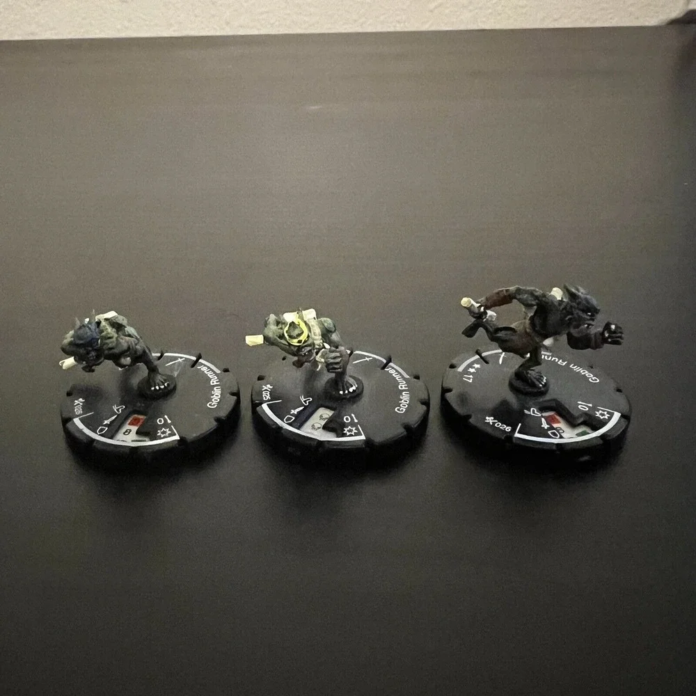 Mage Knight Goblin Runner Dwarven Golem Mud Lot of 11 D&D Pathfinder RPG 2003‎